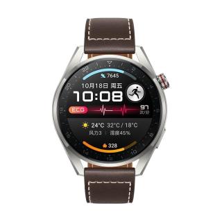 华为 WATCH 3 Pro New eSIM版 真皮表带 棕色 智能手表