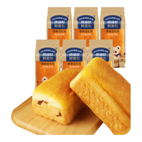 烘焙村早餐面包糕点心下午茶休闲零食六袋装 香撕豆吐司85g*6袋 【红豆吐司】香撕豆吐司85g*6袋