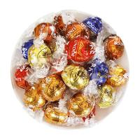 Lindt 瑞士莲 软心巧克力牛奶喜糖夹心球形进口婚礼伴手礼零食  散装 300g