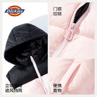Dickies童装男童棉服冬季2025新款儿童秋冬保暖夹棉外套中小童拼接棉袄潮
