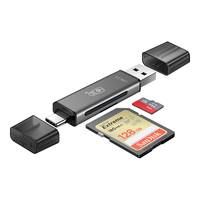 kawau 川宇 Type-C+USB2.0五合一高速读卡器