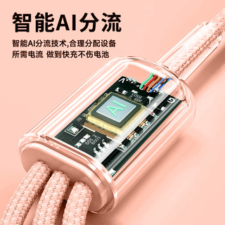  120W快充 三合一数据线