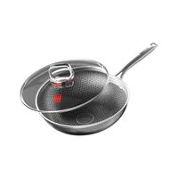 康巴赫有钛不粘炒锅家用不粘锅电磁炉燃气灶炒菜锅钛锅