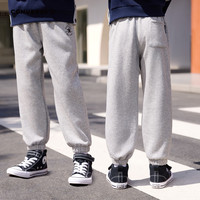 匡威Converse儿童长裤加绒保暖25冬季儿童休闲运动裤子儿童装 25冬岩岭灰 130 /56【身高116-122cm】