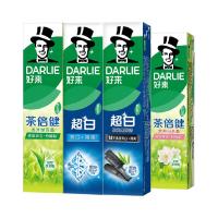 88VIP：好来 超白茶薄荷味家庭家用套装190g*4支 洁齿清新