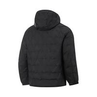 李宁 羽绒服男子25秋冬季轻便保暖短羽绒服 黑色-2 XL