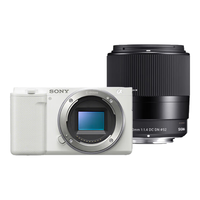  SONY/索尼 4K视频 微单相机+适马30F1.4镜头  单头套机 白色 F1.4 30mm