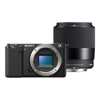 SONY 索尼  ZV-E10L APS-C半画微单 白色 vlog直播4K视频侧翻式液晶屏zv-e10 黑色拆机身+适.马30F1.4 标配(不含内存卡)