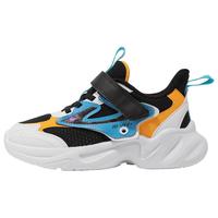 361°童鞋男童休闲鞋年冬季小童运动休闲鞋子 碳黑/361度白/静心蓝色 28