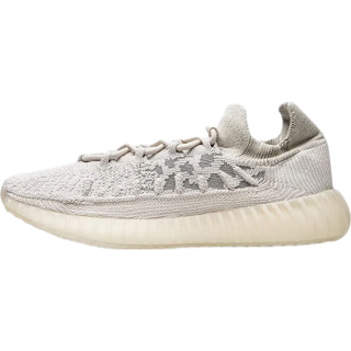 移动端、京东百亿补贴：adidas 男女YEEZY 350 V2 CMPCT椰子休闲鞋H06519 UK9.0码43码