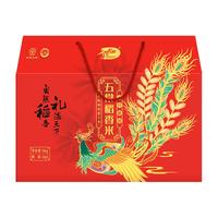 十月稻田五常大米5kg年货礼盒过节东北大米真空