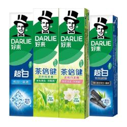 好来 超白茶倍健牙膏套装 共740g