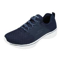 SKECHERS 斯凯奇 Go Walk 4 女士休闲运动鞋 14934/NVBL 海军蓝色 35