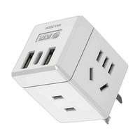 kyfen 清风 QF-M13K 四位五孔魔方插排 月光白 1.5m