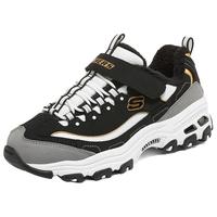 斯凯奇(Skechers)童鞋女童儿童运动鞋轻便男大童老爹鞋黑白熊猫鞋 桑葚可可-加绒 32/内长200mm/1