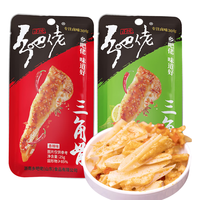 乡吧佬鸡脆骨三角骨香辣柠檬酸辣卤味零食低脂零嘴25g*2袋尝鲜组合