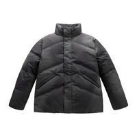 太平鸟 男装冬款渐变晕染立领肌理感面包服宽松男式羽绒服