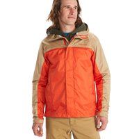 土拨鼠 Marmot 男式 运动外套 防水 Precip Eco Jacket Red SunShetland Medium