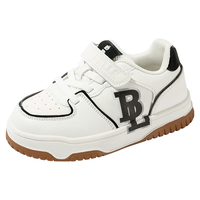 百丽童鞋儿童复古板鞋时尚女童休闲24年秋季校园鞋男童运动鞋 神秘黑 31码 脚长19.3-19.6cm