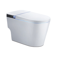 法恩莎 陶瓷一体式无惧水压脚感冲水除臭恒温座圈轻智能马桶FEL01-GL