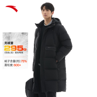 保暖服饰：安踏 ANTA 三层速暖羽绒 长款四防羽绒服 952447920