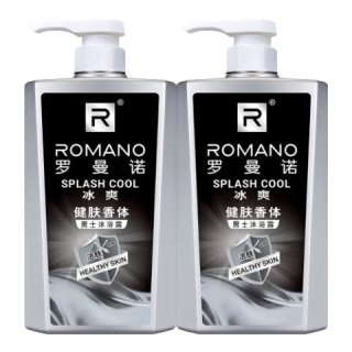  ROMANO/罗曼诺 持久留香 男士沐浴露  600g*2 冰爽