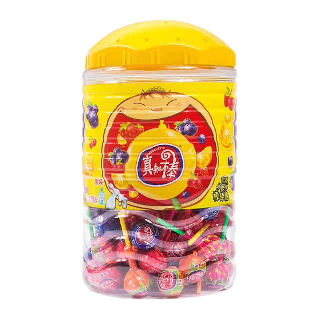 真知棒 混合口味棒棒糖972g(约108支)