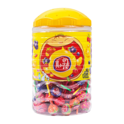 真知棒 棒棒糖混合口味儿童零食水果糖婚庆喜糖果 真知棒 1020g 1桶