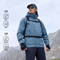 保暖服饰、PLUS会员：KOLON SPORT 男士软壳内胆三合一冲锋衣 LHJK5WNT17