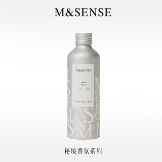 M&SENSE蔓莎香氛无火香薰液补充装室内精油室内房间200ml送扩香棒 暖苔