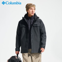 保暖服饰：Columbia 哥伦比亚 三合一冲锋衣 户外防水热能保暖外套 WE4191