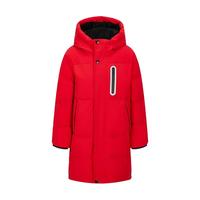 雪中飞kids童装儿童羽绒服男童洋气女童加厚保暖长款羽绒服冬