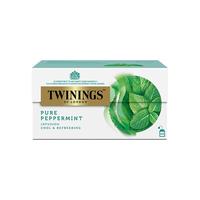 TWININGS 川宁 沁心薄荷叶茶 花草茶茶包袋泡茶 薄荷茶 冷泡茶茶包