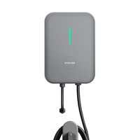 恩造九孔快充直流充电桩红旗EQM5蔚来吉利枫叶启辰新能源汽车充电桩器 赛博灰 7KW直流桩4G版 挂桩服务