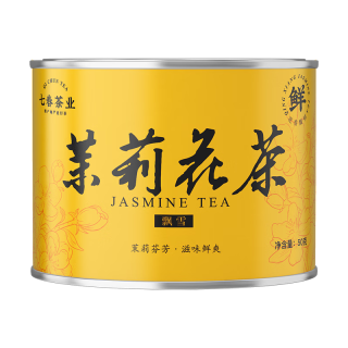  七春 小罐装 茉莉花茶  【品鉴口粮】茉莉花茶 50g*1罐 50g