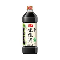 海天 味极鲜酱油 特级生抽 0添加防腐 自然鲜 炒菜调料凉拌红烧调味品 黑豆味极鲜1L*2
