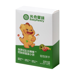 光合星球 儿童零食高钙饼干 80g