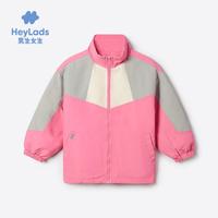 男生女生 HEY LADS 女小童撞色拼接童趣标识添彩外套NCJBJ33747A