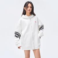 SPRAYGROUND 鲨鱼嘴春季开衫卫衣男印花连帽衫美式宽松拉链外套