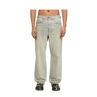 DIESEL 迪赛 冬季男士阔腿牛仔裤纯棉宽松复古做旧长裤街头潮流百搭款