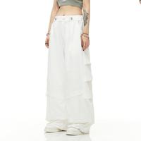 BJHG 不计后果山系户外运动登山杜邦褶皱阔腿伞兵休闲裤男女同款