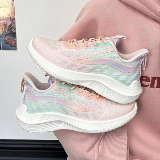 WARRIOR 回力 轻便网面椰子跑步鞋女鞋专业户外减震耐磨运动鞋