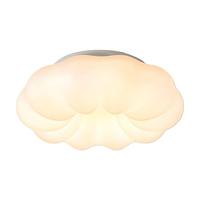 TCL 照明卧室吸顶灯饰led奶油风客厅餐厅现代简约大云朵灯具儿童中山 44瓦三色45CM适12-16平-南瓜云朵