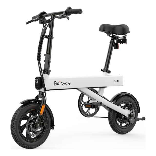 Baicycle 折叠电动自行车铝合金超长续航轻便电动车锂电池代驾车助力成人代步电动单车 S1