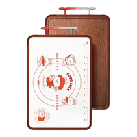 好管家菜板乌檀木实木+PP双面砧板切菜板抗菌家用案板面板 40.6*30.6*2.6cm【适用2-4人】