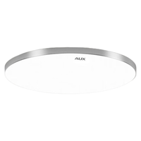 奥克斯（AUX）LED吸顶灯2023银色三防灯超薄防水卧室卫生间阳台厨卫过道灯 发jd快递 银光 37cm-35w白光