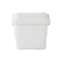 無印良品 無印良品 MUJI 聚丙烯耐压收纳箱 KG0M3A1A 储物 整理 半透明长40*宽39*高37 cm