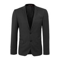 BOSS 轻奢平驳领纯色婚庆婚礼百搭西装外套休闲西服男秋季 50381516001