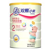 双熊 小米系列 加钙淮山营养奶米粉 2段 508g