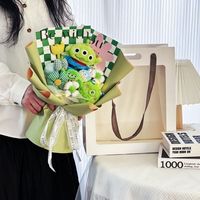 健威神史迪仔花束男生女生闺蜜史迪仔三眼仔玩 大号三眼仔